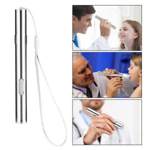 ไฟฉายไฟปากกา LED ขนาดเล็กพกพาสะดวกใช้ง่ายแบบชาร์จไฟได้ USB ทันตแพทย์ไฟฉายพยาบาล