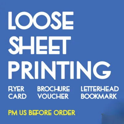 Printing Flyer | Letterhead | Leaflet | Brochure | Custom Card | PM QUOTE BEFORE ORDER | OWN DESIGN