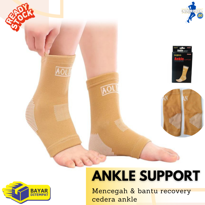 Ankle Support AOJIAN | Sepasang Deker penyangga Pergelangan kaki mencegah dan mengatasi cedera engkel