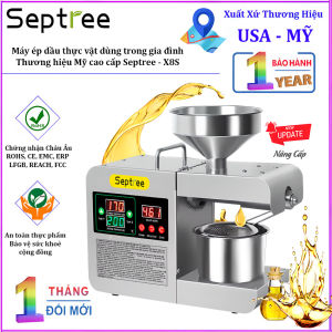 Máy ép dầu thực vật chuyên dụng dùng trong gia đình. Thương hiệu Mỹ cao cấp Septree X8S