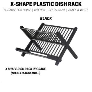 Nearra Kitchen Plastic Sink Dish Drainer Drying Rack Basket Drainer organizer Home bilayer Rack