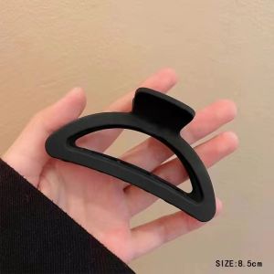 Dòng Màu Đen Kẹp tóc phong cách Hàn Quốc kẹp tóc đuôi ngựa thời trang nữ cá mập Clip cô gái dễ thương Kẹp tóc càng cua