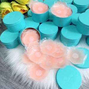 Hộp 5 Đôi Dán Đầu Ti Miếng dán ngực silicon dán ti Hộp 5 cặp sử dụng nhiều lần