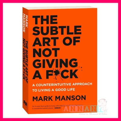The Subtle Art of Not Giving a F*ck by Mark Manson - An English Self-Help Guide Book for Adults Motivational and Improvement Gift