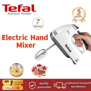 Tefal Multi-Functional Electric Hand Mixer Automatic Egg Beater Stainless Steel Tepung Pengadun Dough Flour Baking Cream Bread Butter 搅拌器