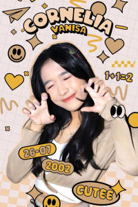 Photocard JKT48 Cute Unofficial Photocard Kartu - Rounded cutting - free plastik - packing aman