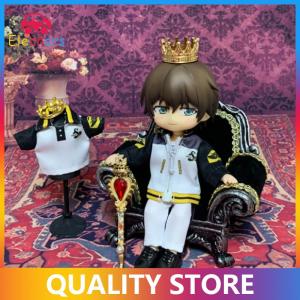 [Eleanor] Fashion Metal Crown For Dolls Kids Princess Empress Dollhouse Headwear Gift Toy