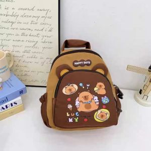 Cute Kids Backpack Cartoon Bear Design | Lightweight School Bag for Boys & Girls | Fits A4 Size | Durable & Comfortable | Happy Days Series