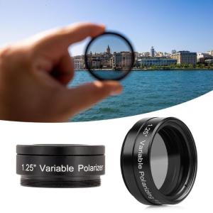 1.25inch Variable Polarizing with Special Coating to Maximizes Light Transmission and Images Sharpness