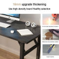 Foldable Table Desktop Computer Desk Study Writing Desk Home Office Student Desk Rectangular Small Table Simple For Rental House Space Saving Multifunctional Furniture For Dormitory And Apartment. 