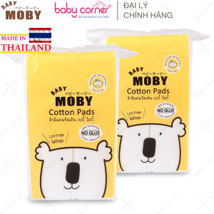 [HSD: T2/2026] Bông Miếng Cỡ Nhỏ Moby Baby Cotton Pads Gói 100 Miếng Từ Sơ Sinh