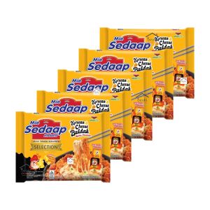 5PCS Mie Sedaap Selection Goreng Korean Cheese Buldak