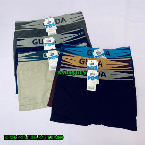 Boxer Pria Distro [ ISI 3PCS ] Celana Dalam Boxer dewasa Laki-laki -Bahan Rajut [ Tanpa Jahitan ] SIZE MLXL&XXL