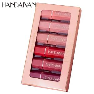 6PC/Set Matte Velvet Lip Gloss Waterproof Long-lasting Liquid Lipstick Cosmetic Beauty Keep 24 Hours Makeup2026