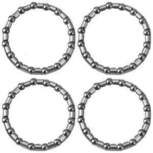 4Pcs Universals Bicycles Ball Bearings Front Fork Caged Ball Race Bearing for Hub Cranks Fork Bike Accessories Enduring