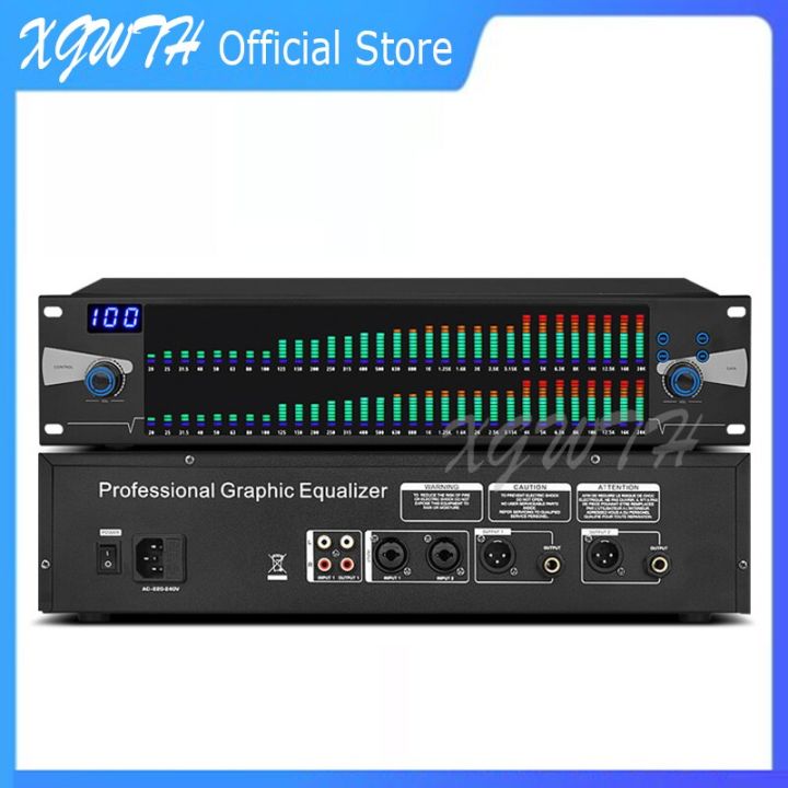 Dual 31 Band Digital Equalizer With Compression Function Stage