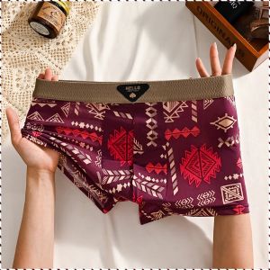 กางเกงบ็อกเซอร์ ดูดความชื้น กางเกงสี่เหลี่ยม เยาวชน บางและเบา พิมพ์ สะดวกสบาย รู้สึกเย็นสบาย ทนทาน