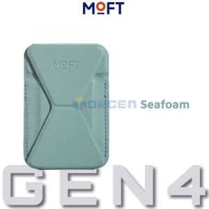 Moft Gen 4 chụp trên giá để điện thoại có nam châm và ví movas™Vật liệu được thực hiện nam châm mạnh mẽ tăng cường giá để điện thoại với khe cắm thẻ