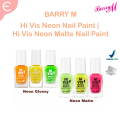 Barry M Hi Vis Neon Nail Paint | Barry M Hi Vis Neon Matte Nail Paint. 
