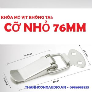 Khóa mỏ vịt Nhỏ - Vừa – Lớn Khóa gài khóa móc: dùng cho các loại hòm tủ hộp đồ…