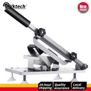 【Vktech】 Multi-Function Kitchen Cutting Machine for Beef Herb Mutton Rolls Stainless Steel Easy to Use
