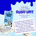 [Paket isi 3 pcs] Ultra Milk Susu UHT Full Cream 1L. 