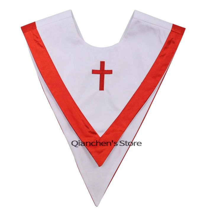 Unisex Church Stole V Shape Choir Stole Collar with Cross | Lazada PH