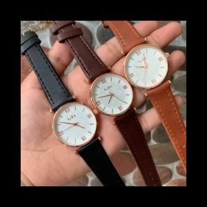 Jam Tangan Alba Wanita Tali Kulit Terbaru Ready Stok ☑️ JAM Tangan Cewek Water Resistant Free Batrai Cadangan | JAM Tangan Kasual Analog Quart Strap Kulit Fashion Wanita | Jam Tangan Fashion Cewek