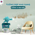 Sơn nước nội thất  Siêu cao cấp  Nippon Odourless  Chùi rửa Kháng khuẩn  Bề mặt mờ 15L. 
