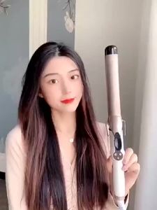 38mm Professional Hair Curler Iron Ceramic Tourmaline Curl Wand Barrel Curling Wand Iron for Long & Short Hair(25/32/3