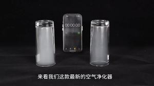 Negative ion air purifier for home usesize smoke odor eliminator bathroom sterilizer deodorizer freshener neck-hanging purifier