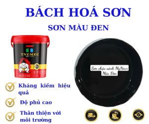 Sơn chậu cảnh màu đen siêu bóng