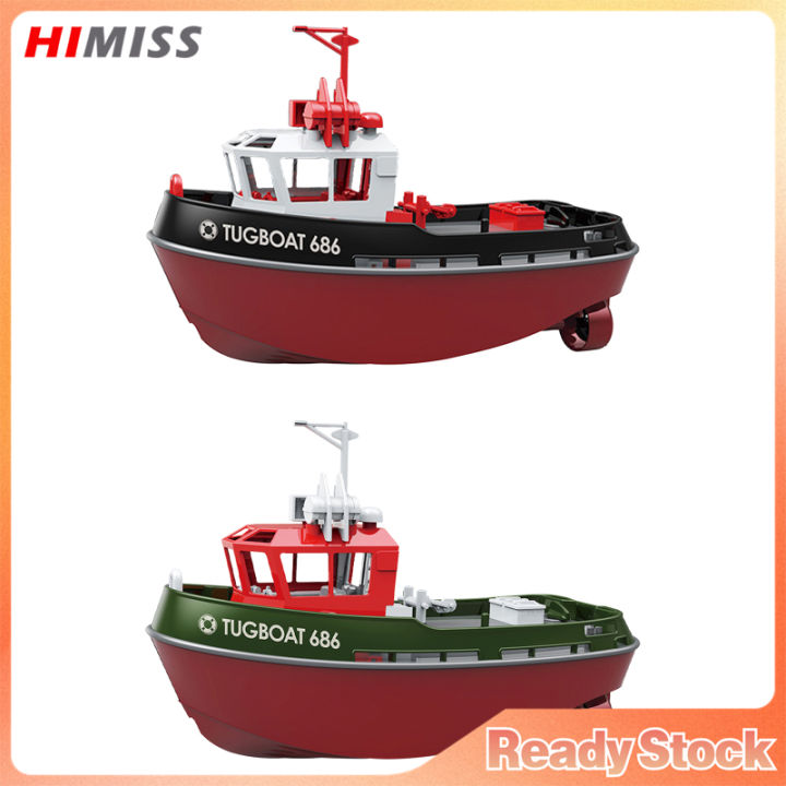 HIMISS 686 1/72 Rc Boat 2.4G Powerful Dual Motor Long Range Wireless ...