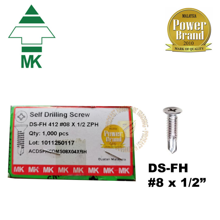 mk-ds-fh-412-8-x-1-2-zph-1000pcs-box-self-drilling-screw-lazada