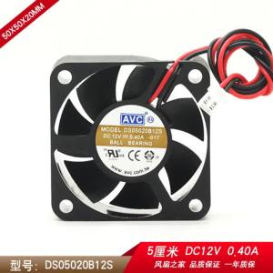for AVC DS05020B12S 50mm 12V High-Speed Cooling Fan – 50mm X 20mm Dual Ball Bearing for Servers & Electronics