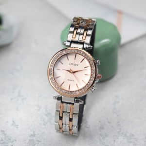 Jam tangan wanita Linary mata tali rantai analog original