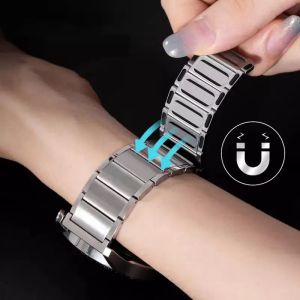 Metal Watch Strap For Realme Watch 5 SmartWatch Band Realme Watch 3 3 Pro Magnetic Sports Bracelet