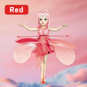 Oldlaiben Fairy Magic Flying Flying Toys Glowing Colorful Suspension Induction Aircraft Flying Fairy Toy