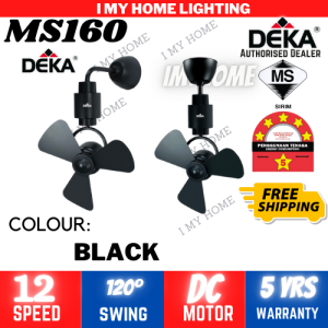 ALPHA KONA Rezo Elise Airafan Iris Deka MS160 MDC168 MDC3 Mini baby DC Motor Remote Swing Oscillation ceiling wall fan kipas ceiling dinding 小型风扇