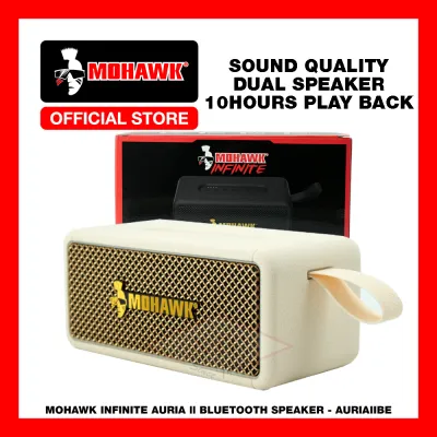MOHAWK INFINITE AURIA ll Hi-Fi Stereo Portable Bluetooth Speaker l Speaker Mudah Alih