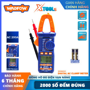 Đồng hồ đo điện vạn năng kỹ thuật số WADFOW WDM6501 kềm đo điện áp ampe điện trở diode độ tụ điện dung cảm ứng...