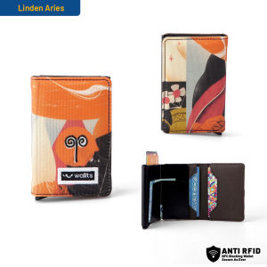 Wallts Linden - Dompet Kartu Cardholder Pria Wanita Anti Air