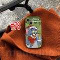 Cartoon Cat and Mouse Couple Casing Redmi Note 14 13 Pro+ 12S 4G 12 Pro Plus 5G 14C 13C 12C A1 A2 A3 11S 11 10C 10 9T 9C 9A POCO X6 X5 M6 C65 Fine hole lens Anti-fall Soft Phone Case NY 78. 