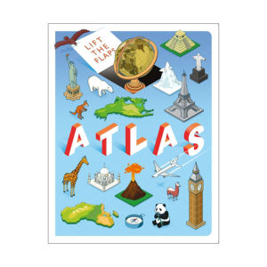 World Atlas Lift The Flaps Educational Book (50+ Flaps) To Discover Wonders For Kids