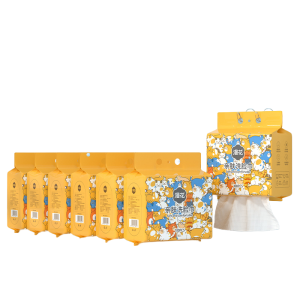 ManHua Hanging Facial Towel 100PCS / 75G High Density Thick Face Cloth / Soft Skin-Friendly Wipes