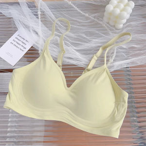 Silk Phoenix 👙 high quality Ice Silk Breathable thin small bra womens underwire bra smooth seamless jelly bra
