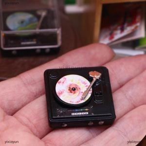 [COD] yixiayun 1:12 Dollhouse Miniature CD Player Disc Player Home Model Decor Toy Doll House Accessories
