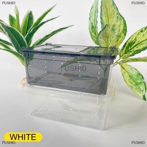 [COD] FUSHI0 Hộp đựng thức ăn bằng nhựa trong suốt hình nhện bò sát hộp đựng thức ăn côn trùng