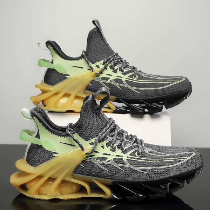 Fashion Sepatu Springblade Sneakers Pria Olahraga Klasik Anti Slip