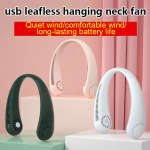 Small Fresh Hanging Neck Fan Adjustable Soft Hanging NeckSilicone Fan
